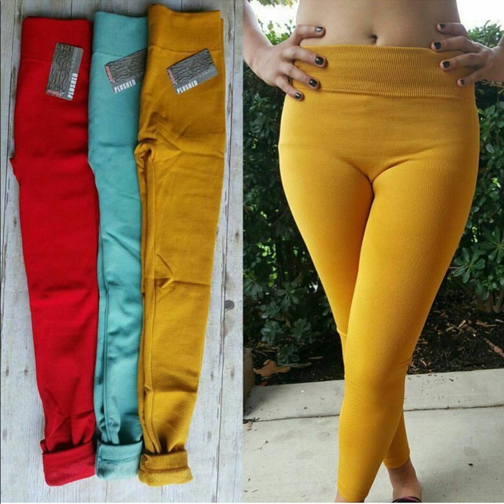 Plush fleeced Body slimming leggings